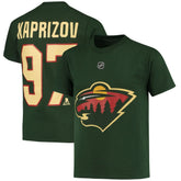 Kirill Kaprizov Minnesota Wild Youth Player Name & Number T-Shirt - Green - NHL
