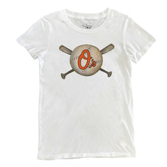 Baltimore Orioles Tiny Turnip Women's Baseball Crossbats T-Shirt - MLB