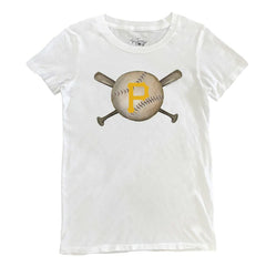 Pittsburgh Pirates Tiny Turnip Women's Baseball Crossbats T-Shirt - MLB