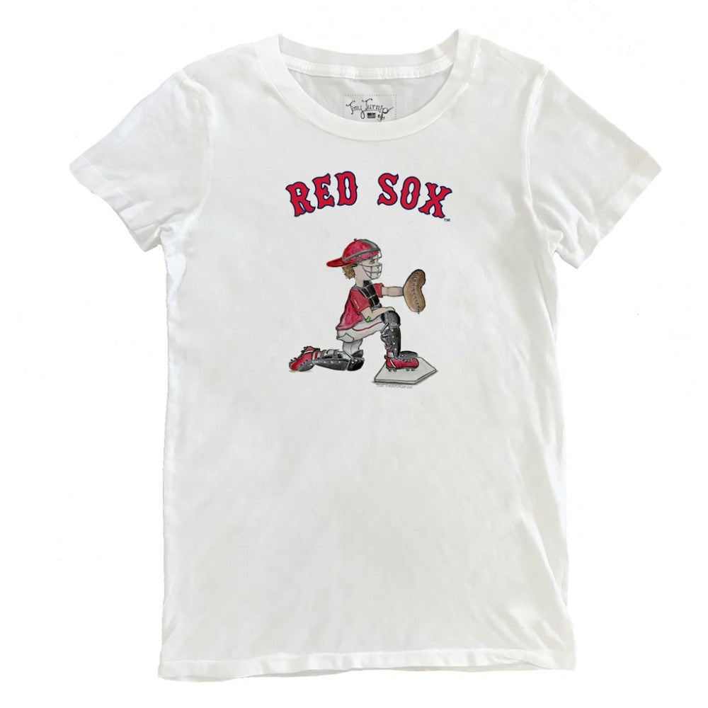 Boston Red Sox Tiny Turnip Women's Caleb the Catcher T-Shirt - MLB