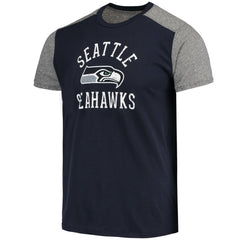 Seattle Seahawks Majestic Threads Field Goal Slub T-Shirt College Navy/Gray | NFL