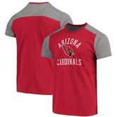 Arizona Cardinals Majestic Threads Field Goal Slub T-Shirt Cardinal/Gray | NFL
