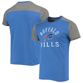 Buffalo Bills Majestic Threads Field Goal Slub T-Shirt Royal/Gray | NFL