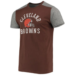 Cleveland Browns Majestic Threads Field Goal Slub T-Shirt Brown/Gray | NFL