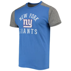 New York Giants Majestic Threads Field Goal Slub T-Shirt Royal/Gray | NFL