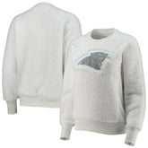 Carolina Panthers Touch Women's Milestone Tracker Pullover Sweatshirt White | NFL