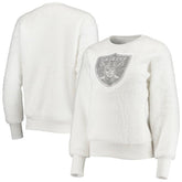Las Vegas Raiders Touch Women's Milestone Tracker Pullover Sweatshirt White | NFL