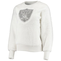 Las Vegas Raiders Touch Women's Milestone Tracker Pullover Sweatshirt White | NFL
