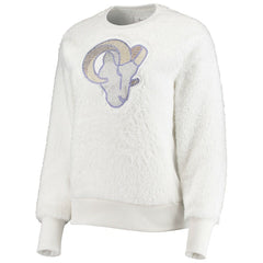 Los Angeles Rams Touch Women's Milestone Tracker Pullover Sweatshirt White | NFL