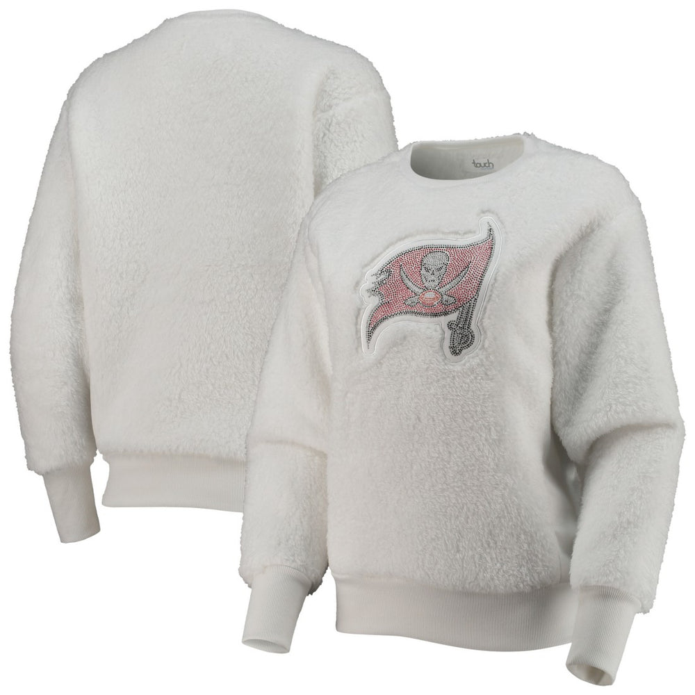 Tampa Bay Buccaneers Touch Women's Milestone Tracker Pullover Sweatshirt White | NFL