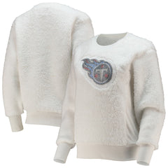 Tennessee Titans Touch Women's Milestone Tracker Pullover Sweatshirt White | NFL