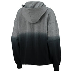 New Orleans Saints Touch Women's Superstar Dip-Dye Pullover Hoodie Heathered Gray/Black | NFL