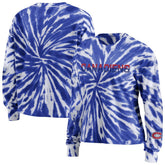 Montreal Canadiens WEAR by Erin Andrews Women's Tie-Dye Long Sleeve T-Shirt - Navy - NHL