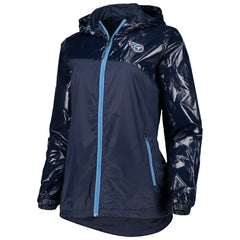 Tennessee Titans G-III 4Her by Carl Banks Women's Double-Coverage Full-Zip Hoodie Jacket Navy | NFL