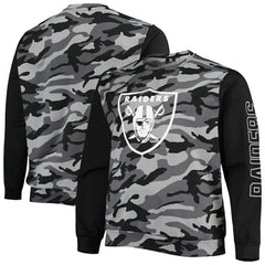 Las Vegas Raiders FOCO Camo Long Sleeve T-Shirt Black | NFL
