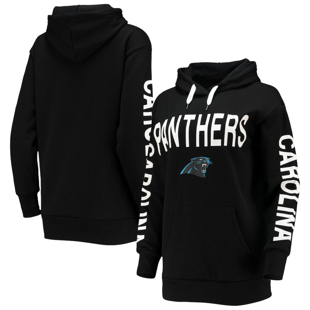 Carolina Panthers G-III 4Her by Carl Banks Women's Extra Point Pullover Hoodie Black | NFL