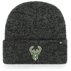 Milwaukee Bucks '47 Brain Freeze Cuffed Knit Hat Black - NBA