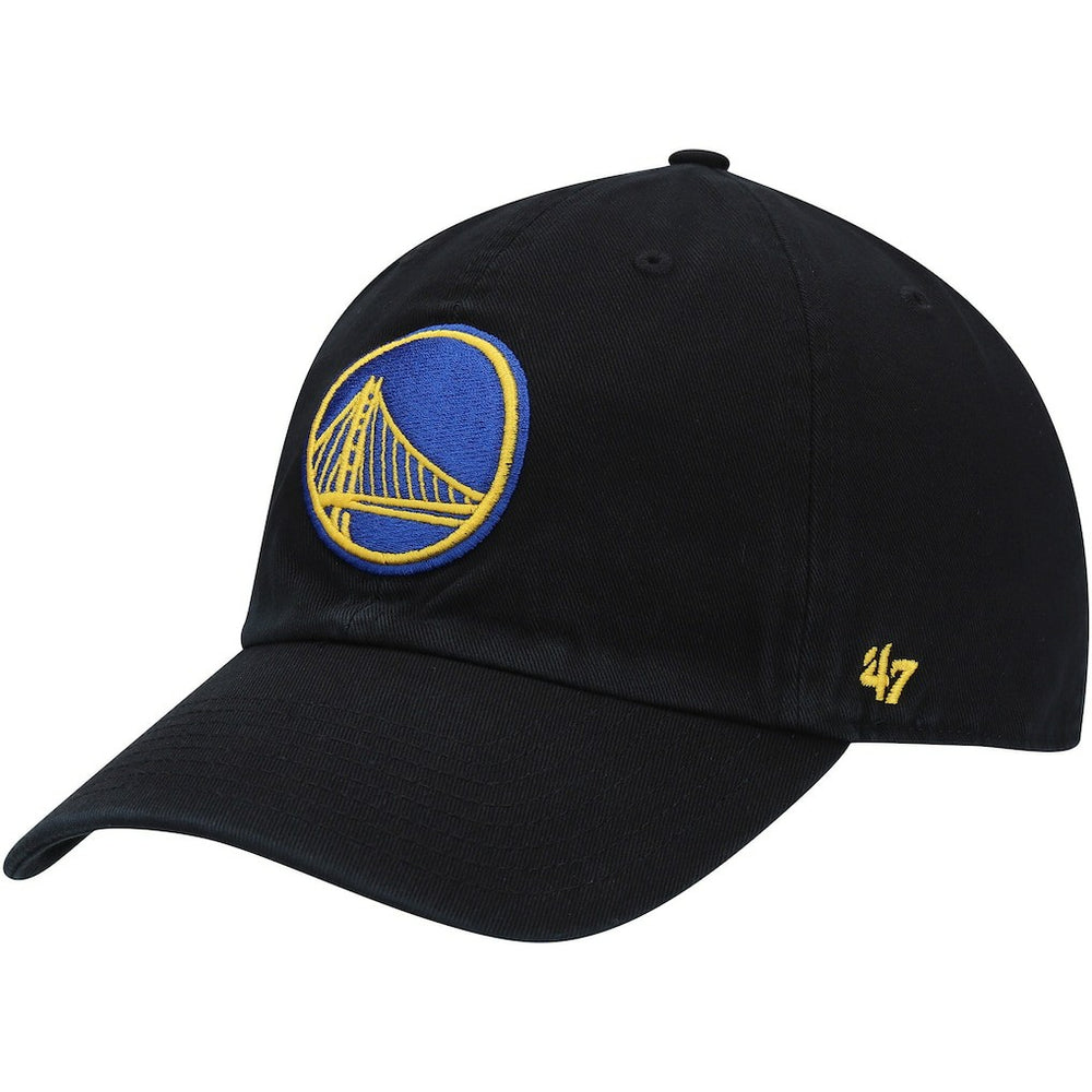 Golden State Warriors '47 Core Logo Clean Up Adjustable Hat Black - NBA