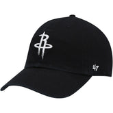 Houston Rockets '47 Core Logo Clean Up Adjustable Hat Black - NBA