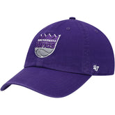 Sacramento Kings '47 Core Logo Clean Up Adjustable Hat Purple - NBA