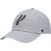 San Antonio Spurs '47 Core Logo Clean Up Adjustable Hat Gray - NBA