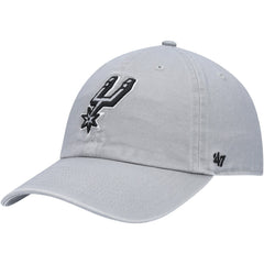 San Antonio Spurs '47 Core Logo Clean Up Adjustable Hat Gray - NBA