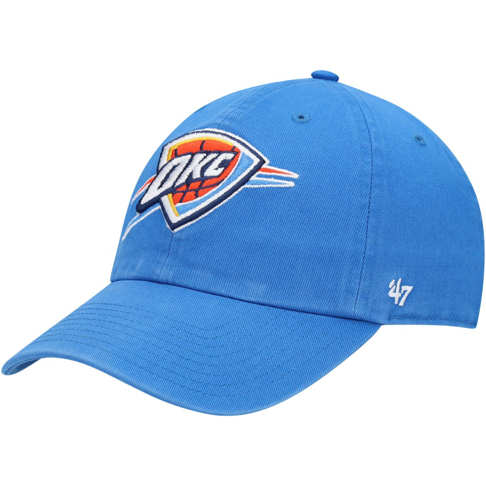 Oklahoma City Thunder '47 Core Logo Clean Up Adjustable Hat Blue - NBA