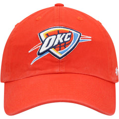 Oklahoma City Thunder '47 Core Logo Clean Up Adjustable Hat Orange - NBA