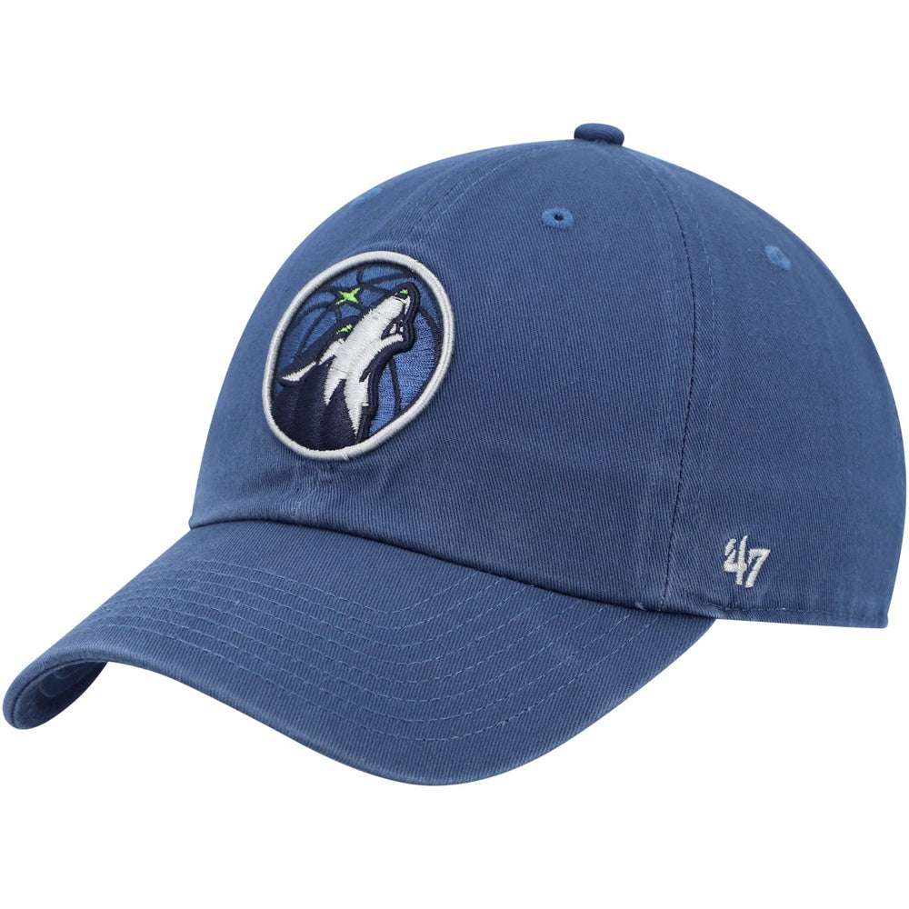 Minnesota Timberwolves '47 Core Logo Clean Up Adjustable Hat Blue - NBA