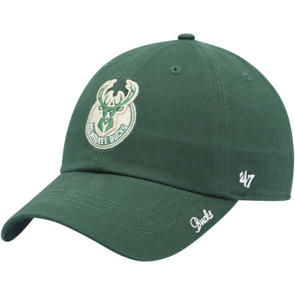 Milwaukee Bucks '47 Women's Miata Clean Up Logo Adjustable Hat Hunter Green - NBA