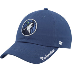 Minnesota Timberwolves '47 Women's Miata Clean Up Logo Adjustable Hat Navy - NBA