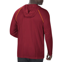 Washington Football Team Starter Raglan Long Sleeve Hoodie T-Shirt Burgundy | NFL