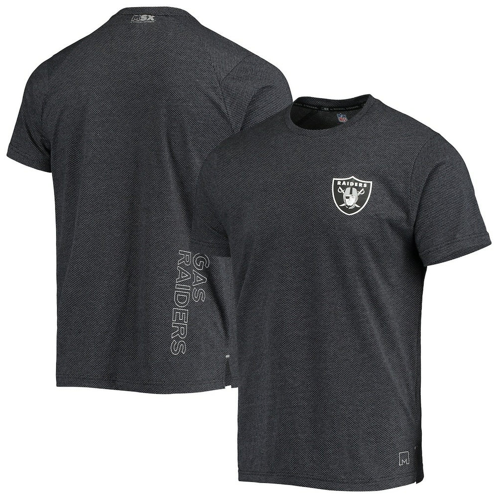 Las Vegas Raiders MSX by Michael Strahan Motivation Performance T-Shirt Black | NFL