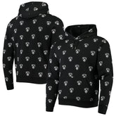 Brooklyn Nets The Wild Collective Unisex Allover Logo Pullover Hoodie Black - NBA