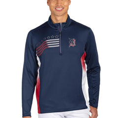 Detroit Tigers Antigua Liberty Quarter-Zip Pullover Jacket - MLB