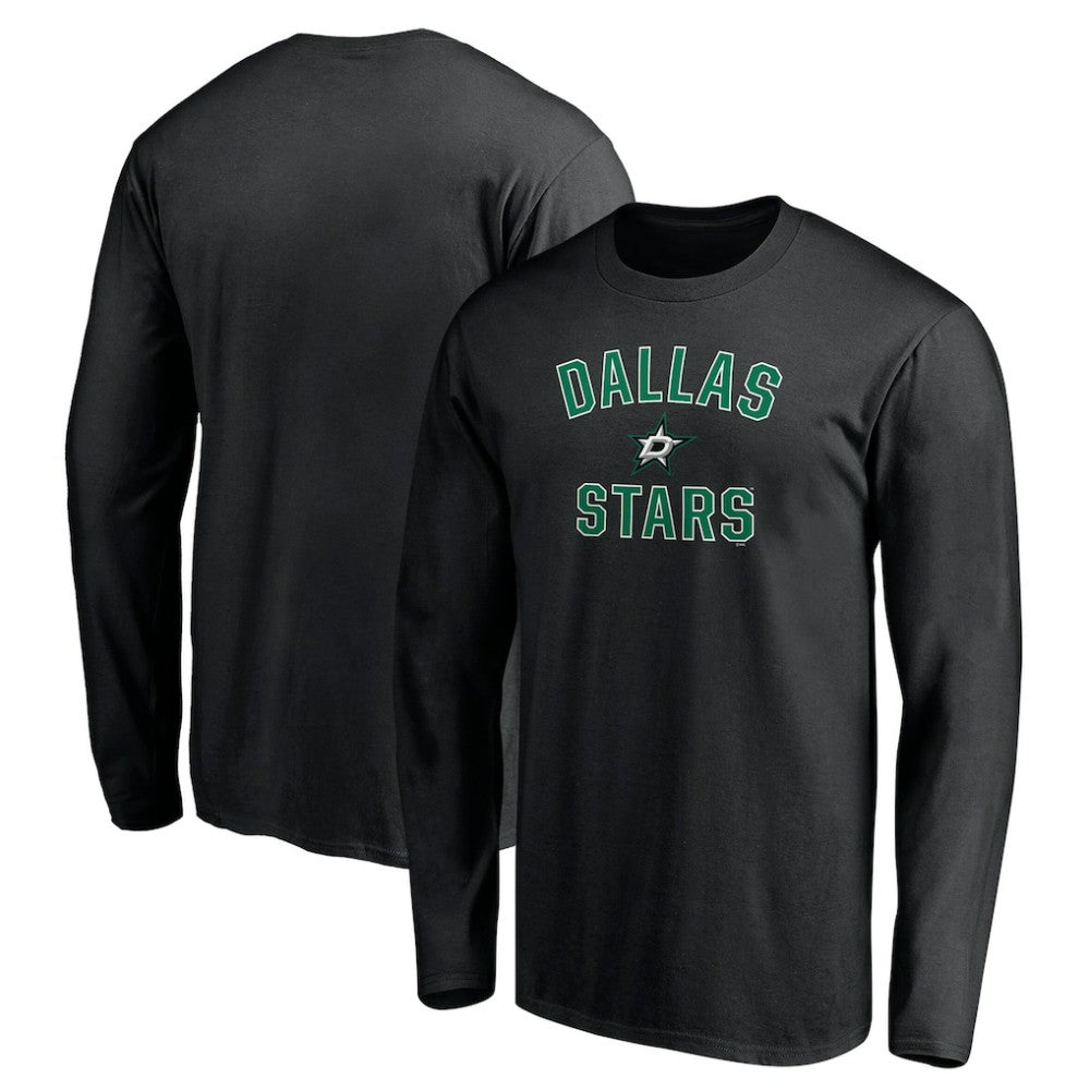 Dallas Stars Victory Arch Long Sleeve T-Shirt - Black - NHL