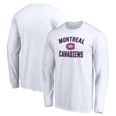 Montreal Canadiens Victory Arch Long Sleeve T-Shirt - White - NHL