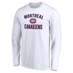 Montreal Canadiens Victory Arch Long Sleeve T-Shirt - White - NHL