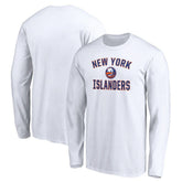 New York Islanders Victory Arch Long Sleeve T-Shirt - White - NHL