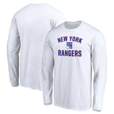 New York Rangers Victory Arch Long Sleeve T-Shirt - White - NHL