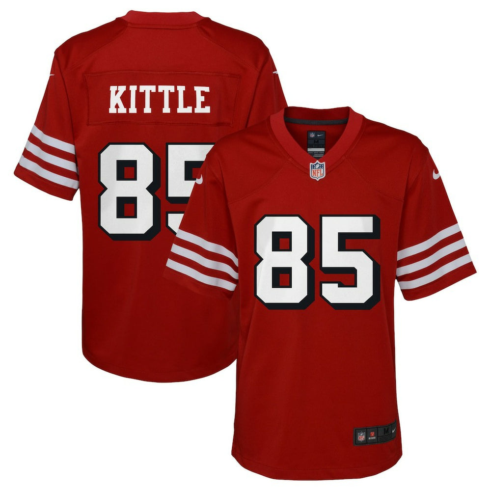 George Kittle San Francisco 49ers Youth Game Jersey Scarlet | Nike for Sale