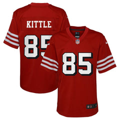 George Kittle San Francisco 49ers Youth Game Jersey Scarlet | Nike for Sale