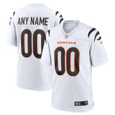 Cincinnati Bengals Game Custom Jersey White | Nike for Sale