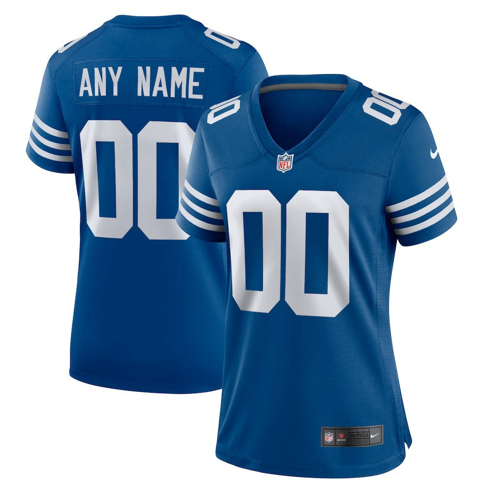 Indianapolis Colts Women's Alternate Custom Jersey Royal | Nike for Sale