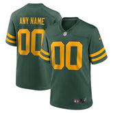 Green Bay Packers Alternate Custom Jersey Green | Nike for Sale