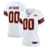 Cleveland Browns Women's 1946 Collection Alternate Custom Jersey White | Nike for Sale
