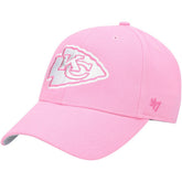 Kansas City Chiefs '47 Girls Youth Rose MVP Adjustable Hat Pink | 47 brand