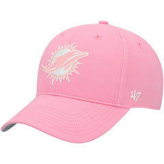 Miami Dolphins '47 Girls Youth Rose MVP Adjustable Hat Pink | 47 brand