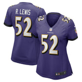 Ray Lewis Baltimore Ravens Women's Retired Player Jersey Purple | Nike for Sale