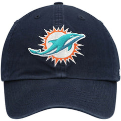 Miami Dolphins '47 Clean Up Alternate Adjustable Hat Navy | 47 brand